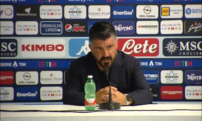 Gattuso: "Napoli protagonista? Merito dei ragazzi"