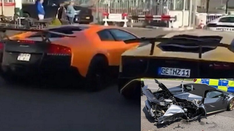Lamborghini, lo sbadato da due incidenti clamorosi: ne fa fuori tre in 20 minuti