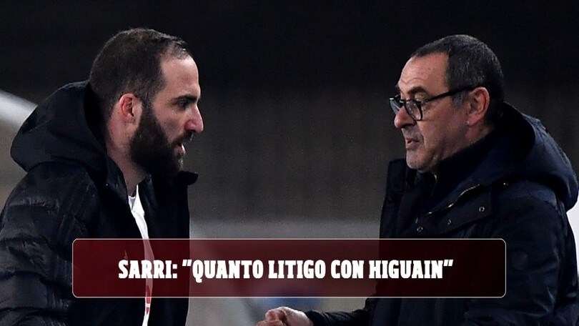 Sarri: "Quanto litigo con Higuain! Allungo Scudetto? Vietato rilassarsi"