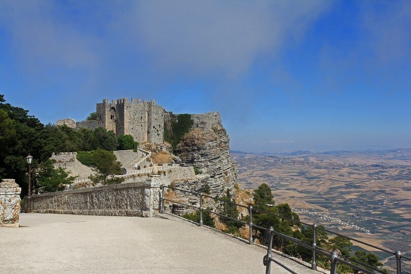 Erice, la terrazza sul mare