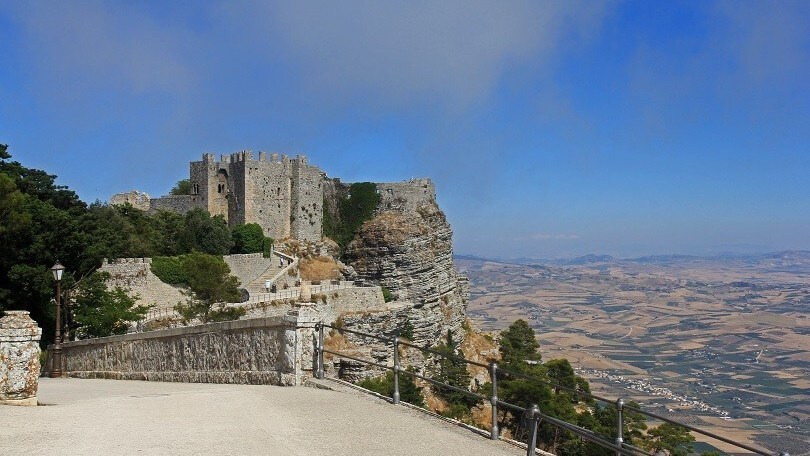 Erice, la terrazza sul mare