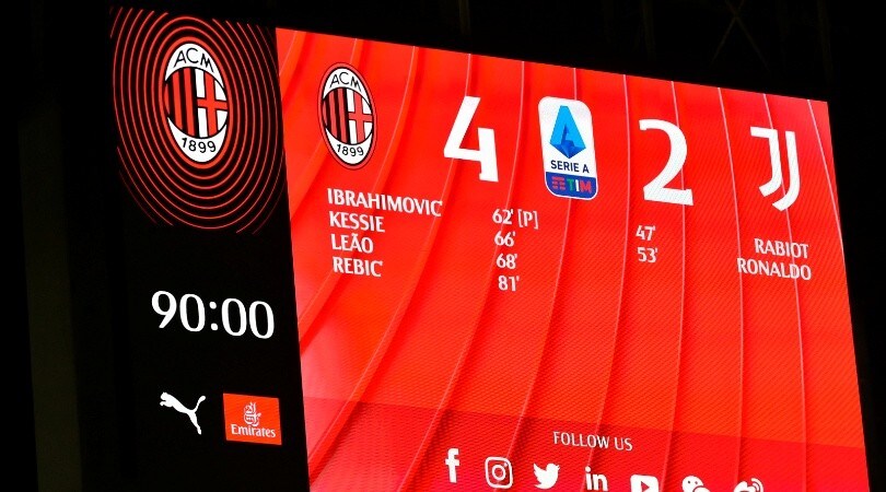 La Juve subisce quattro gol: non succedeva da tre anni