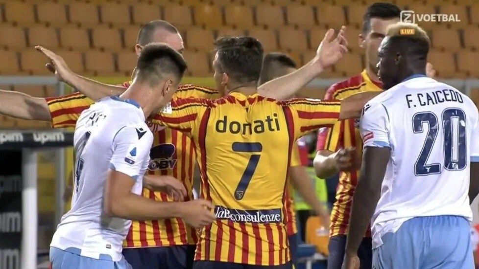 Lecce, Donati e il morso di Patric: "Mi ha chiesto subito scusa"