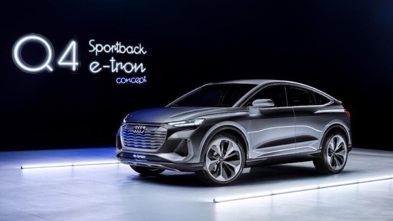 Audi Q4 Sportback e-tron, SUV-coupé confermato per il 2021