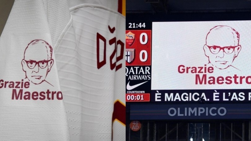 Ennio Morricone celebrato dalla Roma con una maglia speciale