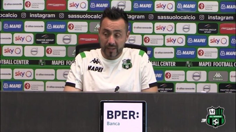 De Zerbi: ""Lazio? Il Sassuolo deve avere voglia di fare punti"
