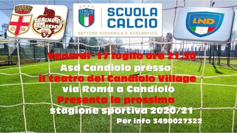 QUI CANDIOLO - E' tempo di presentazioni ufficiali
