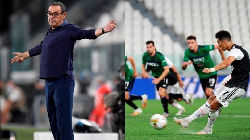 Sarri, che tensione contro l’Atalanta: Ronaldo ridà il sorriso alla Juve