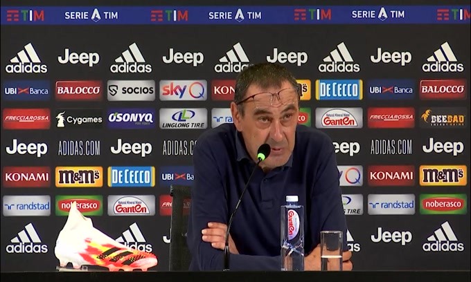 Sarri: "E' un momento difficile per tutti, a parte l'Atalanta"
