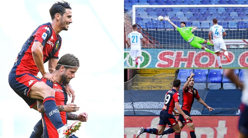 Pandev show, gioiello di Schone: il Genoa piega la Spal