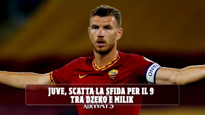 Juve, scatta la sfida per il 9 tra Dzeko e Milik