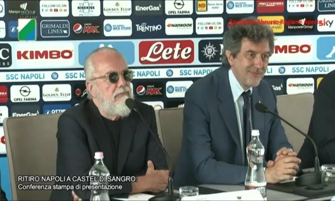 De Laurentiis: "Impressionato dalle strutture di Castel di Sangro"