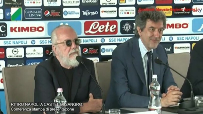 De Laurentiis: "Impressionato dalle strutture di Castel di Sangro"
