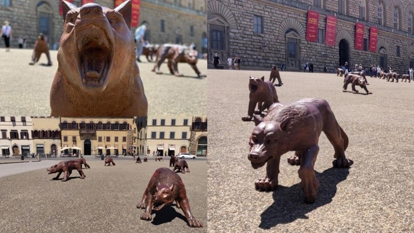 I lupi di Liu Ruowang invadono Firenze