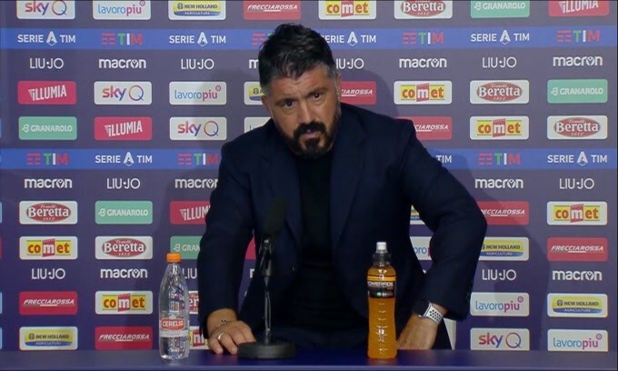 Gattuso: "Giocando così non andiamo lontano"