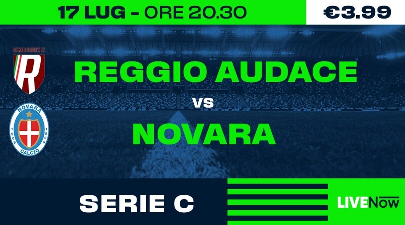 Reggio Audace-Novara, ecco come vederla in diretta