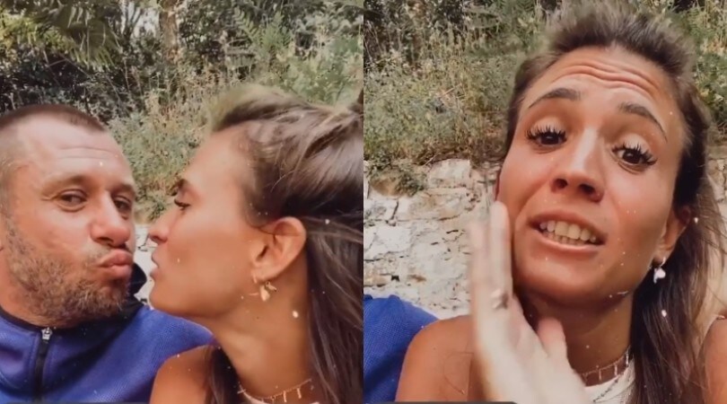 Cassano, bacio alla moglie sui social per mandare un messaggio