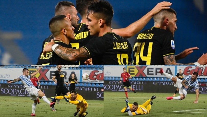 Poker Inter, ma il rigore non dato alla Spal fa discutere