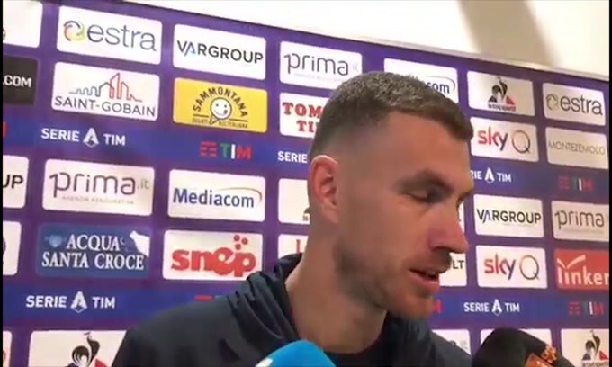 Roma, Dzeko ha perso il sorriso