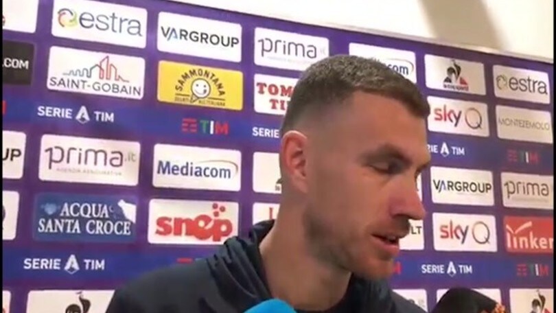 Roma, Dzeko ha perso il sorriso