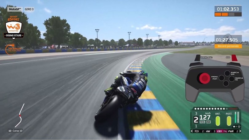 "Stop and go" di Trastevere73 a Le Mans MotoGp esport -VIDEO