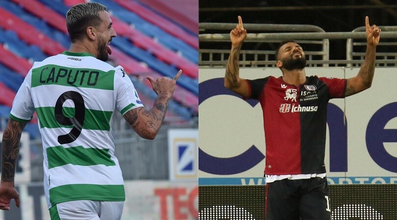 Il Sassuolo domina, ma Caputo non basta. Joao Pedro salva il Cagliari in 10