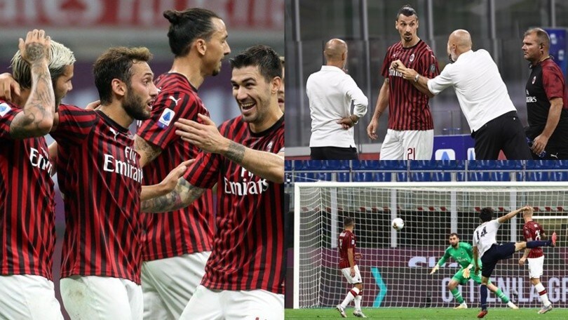 Milan show col Bologna, ma che gol Tomiyasu! Ibra non prende bene il cambio