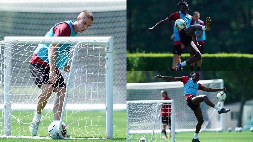 Il Milan non si ferma più, che colpi di Leao in allenamento!