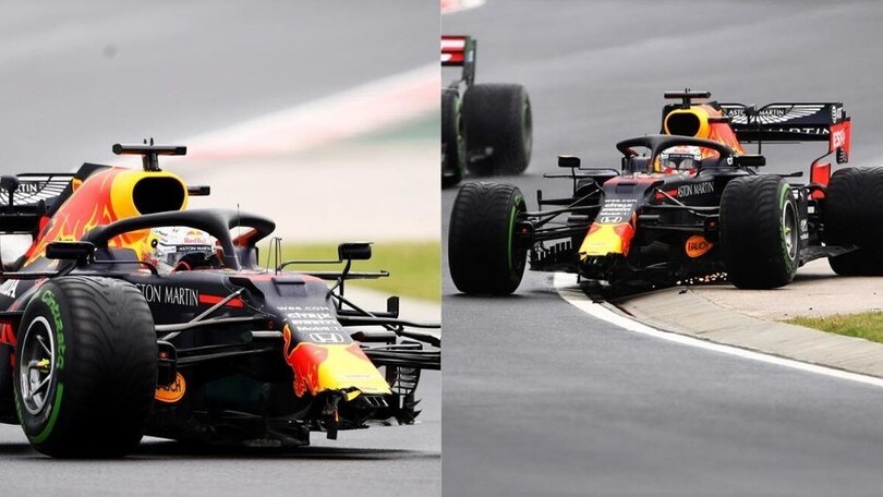 Verstappen: colpo di scena! Incidente nel warm-up del GP d'Ungheria
