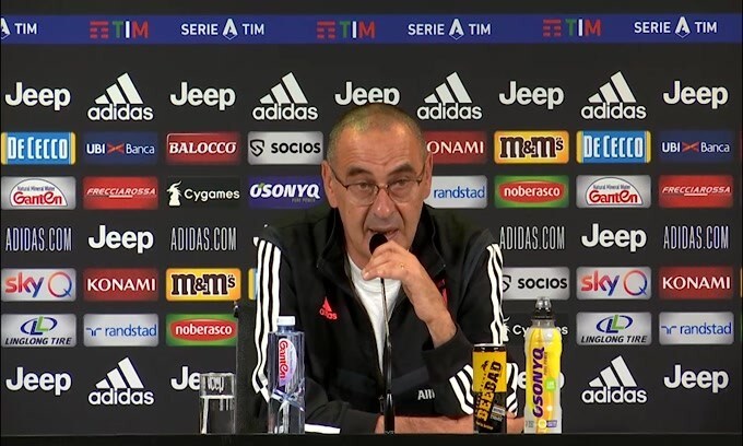 Sarri: "Il mio Napoli dei 91 punti? C'è differenza con questa Juve.."
