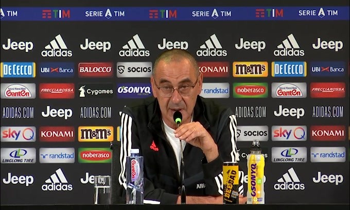 Sarri sulle differenze con Napoli: "Alla Juve esposizione mediatica maggiore"