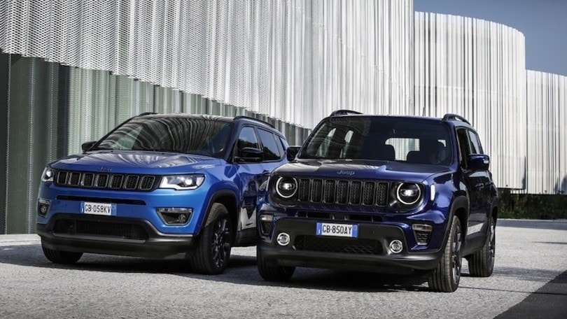 Jeep Compass e Renegade ibride plug-in: gli scatti