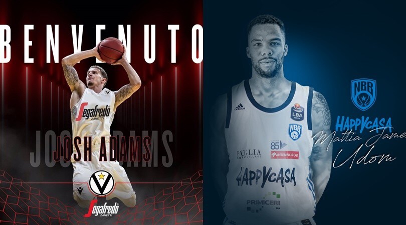 Adams alla Virtus Bologna: è ufficiale. La Happy Casa annuncia Udom