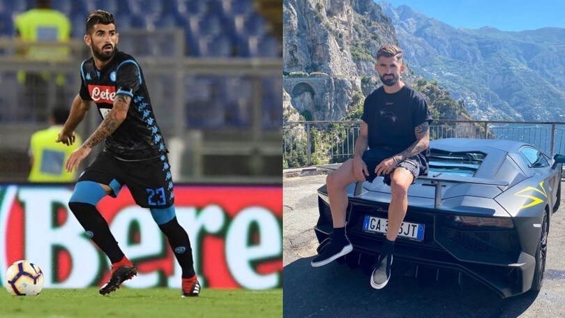 Hysaj, il Napoli vince e lui sfoggia la nuova Lamborghini a Positano