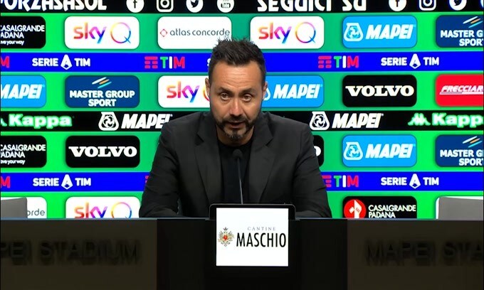 De Zerbi: "Abbiamo sempre creduto di fare qualcosa in più"