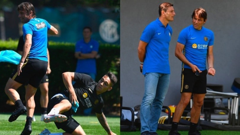 Inter, Conte schiva i tackle e si confronta con Zanetti