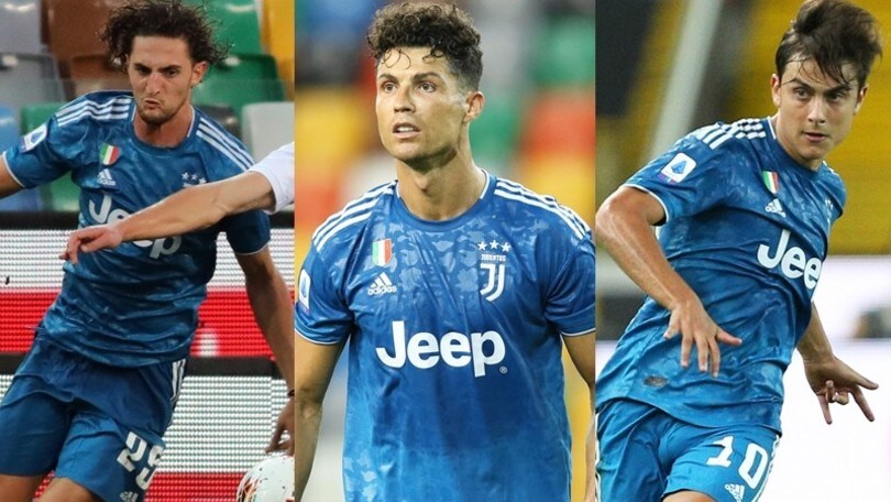 Udinese-Juve, le pagelle: Rabiot lotta, Ramsey non ingrana
