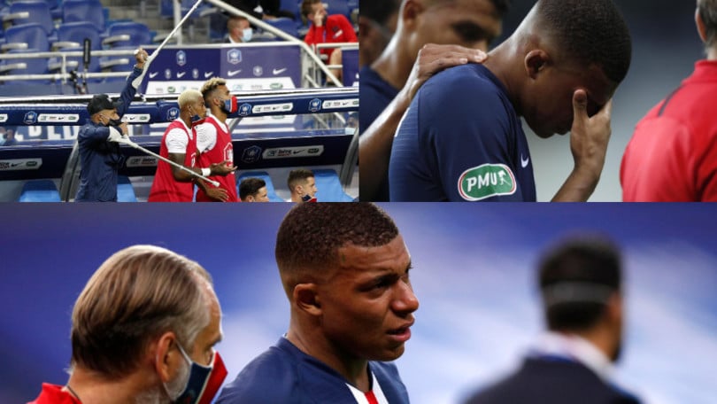 Lacrime Mbappé! Si fa male e rischia di saltare l'Atalanta