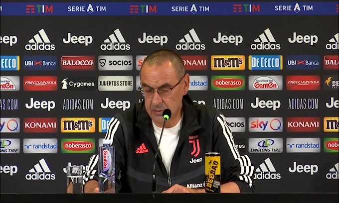 Sarri: "Mai parlato di cali fisici"