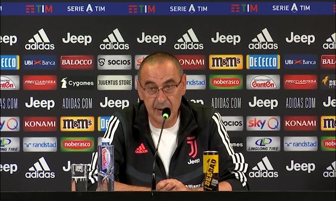 Sarri: "Mentalità mostrata a Udine mi è piaciuta"