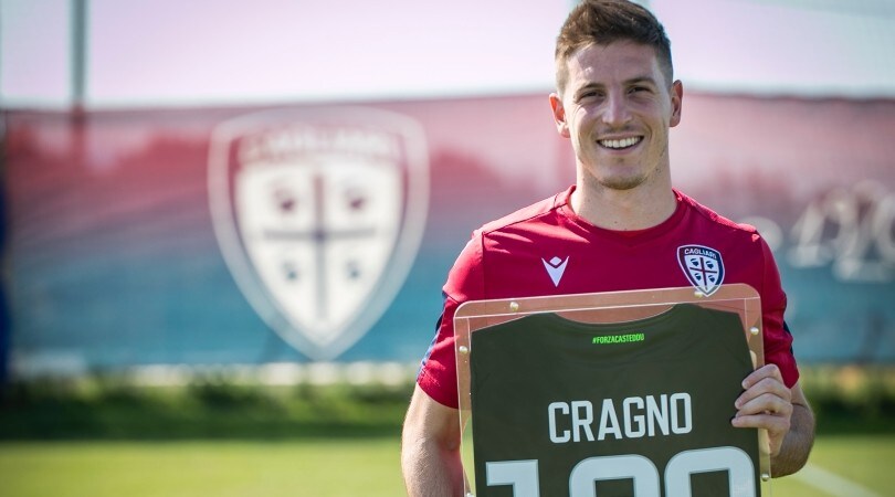 Cragno fa 100 e il Cagliari lo premia con una maglia speciale