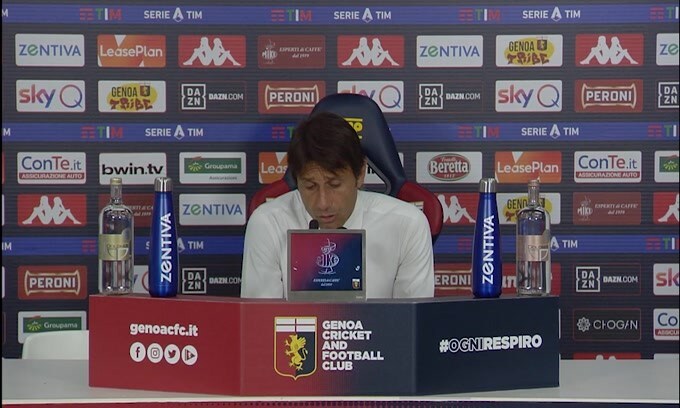 Conte: "Dispiace per punti persi con Sassuolo e Bologna"