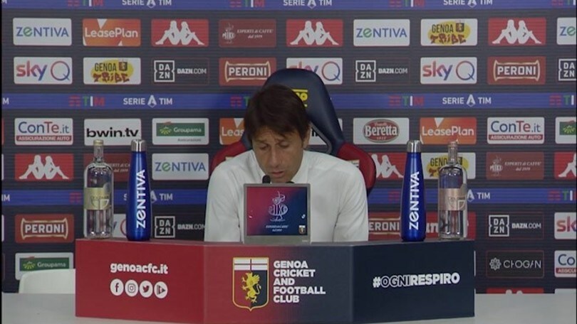 Conte: "Dispiace per punti persi con Sassuolo e Bologna"
