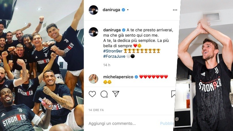Juve, Rugani dedica lo scudetto al figlio: "A te che arriverai presto"