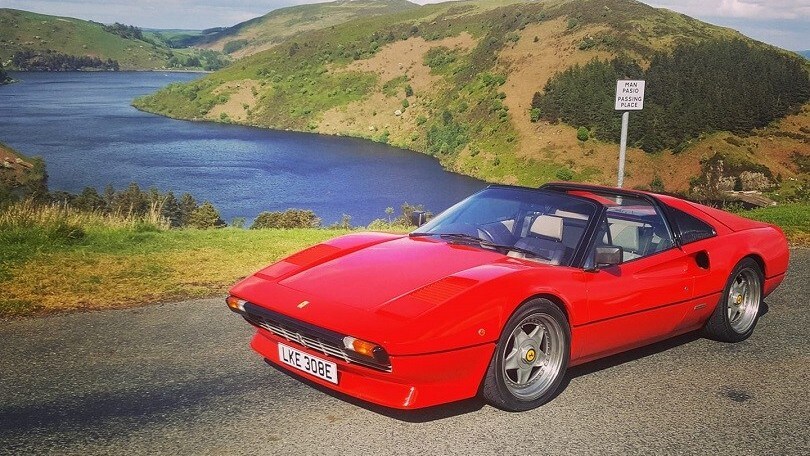 Ferrari 308GTE, la berlinetta GT diventa elettrica: gli scatti