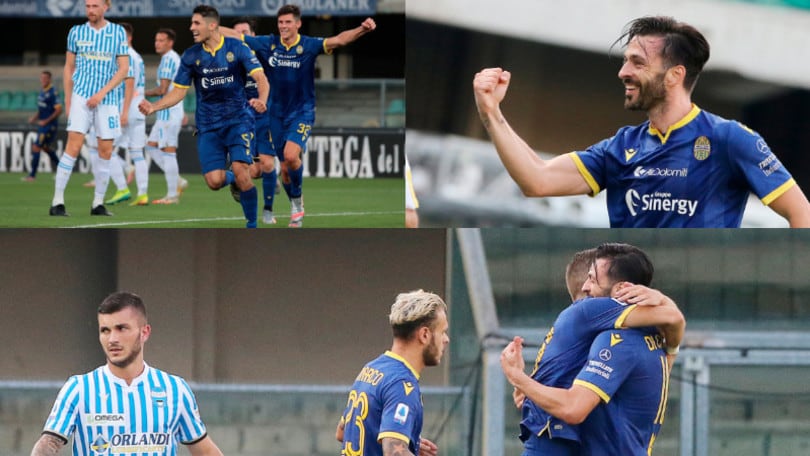 Verona straordinario. Di Carmine e Faraoni liquidano la Spal