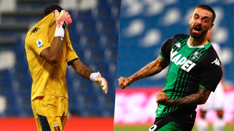 Sassuolo, che show: la manita rovina la festa salvezza del Genoa