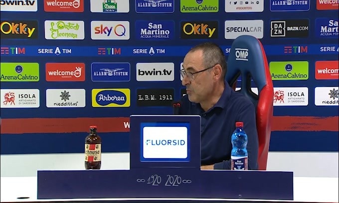 Sarri "giustifica" CR7: "Giusto che giocasse"