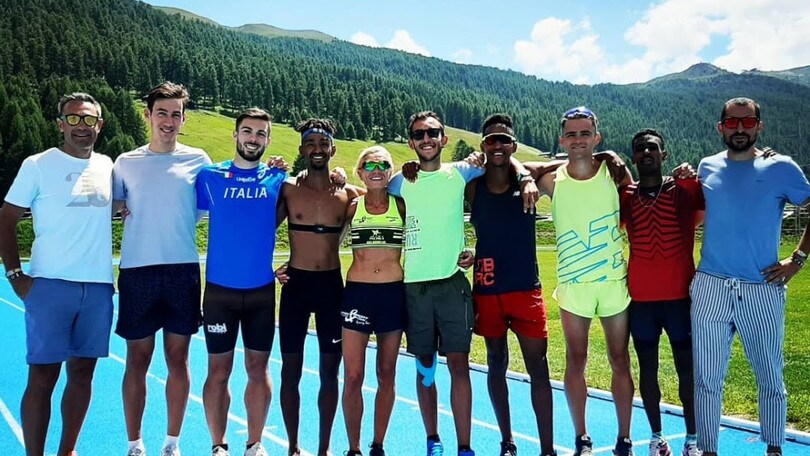 Si allena in altura con i campioni Claudia Gelsomino del Racing Team Affari&Sport