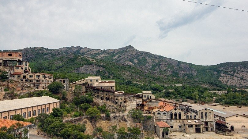 L'imponente miniera Montevecchio